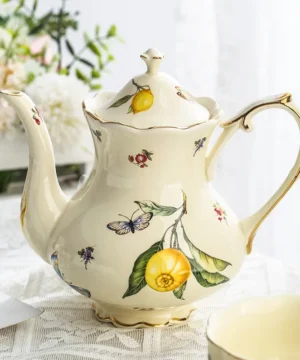 Théière en céramique de style européen cafetière