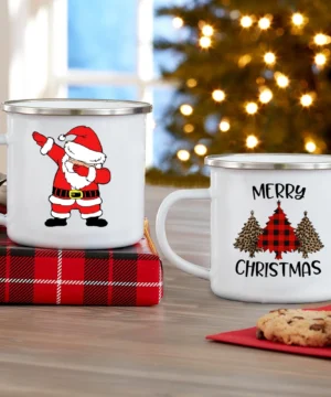 Tasses et mugs de Noël avec poignée père Noël