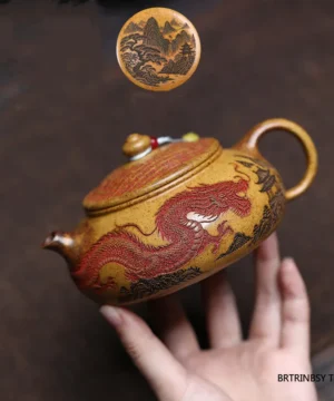 Théière chinoise Yixing en argile violette à thé 300ml