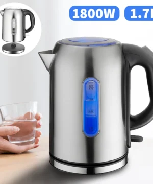Théières électrique 1850-2200W 1,7l chaudière à eau électrique en acier inoxydable