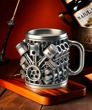 Tasses et mugs à café moteur voiture Cocktail en acier inoxydable