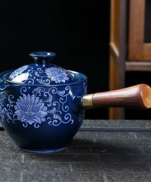 Théière en verre céramique automatique à rotation 360