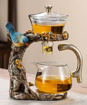 Théières en verre avec aspiration magnétique tasse à thé Kung Fu
