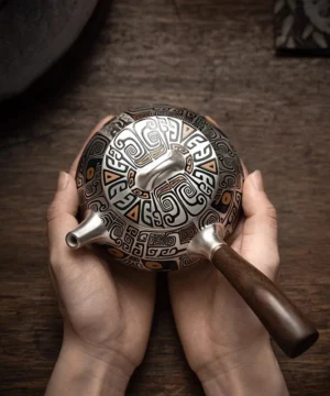 Théières design Service à Thé en Argent Pur 999