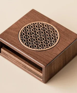 Chauffe-théières en bois table chauffe-plats thé cuisine comptoir cour lait