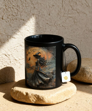 Tasse à café de sorcière en céramique Halloween