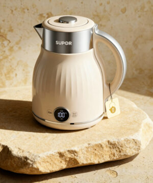 Théière électrique anglaise bouilloire intégrée