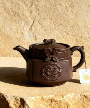 Théière chinoise Yixing Zisha Bouilloire Portable en argile
