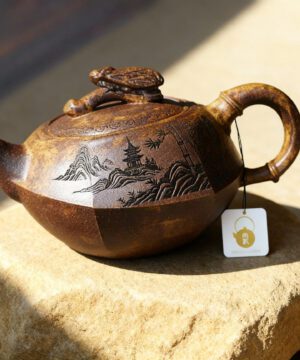 Théière chinoise créative Yixing en argile violette 260ml