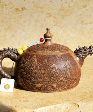 Théière chinoise en argile Zisha chinois 320ml