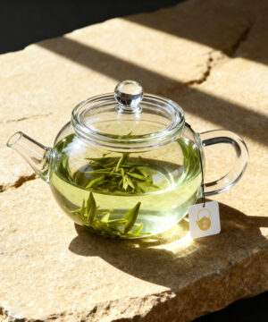 Mini théière en verre transparent Borosilicate