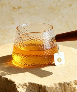 Théières en verre tasse juste