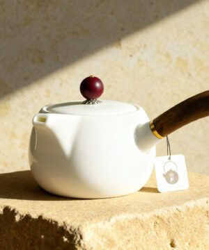 Dehua-Théière en porcelaine blanche japonaise 200ml