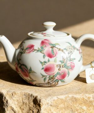 Théière japonaise au four Ru haut de gamme de 220ml rose japonais